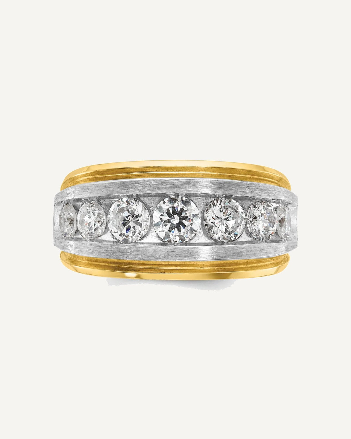 Gold Men's Diamond Rings – View 14