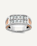 Gold Men's Diamond Rings – View 1