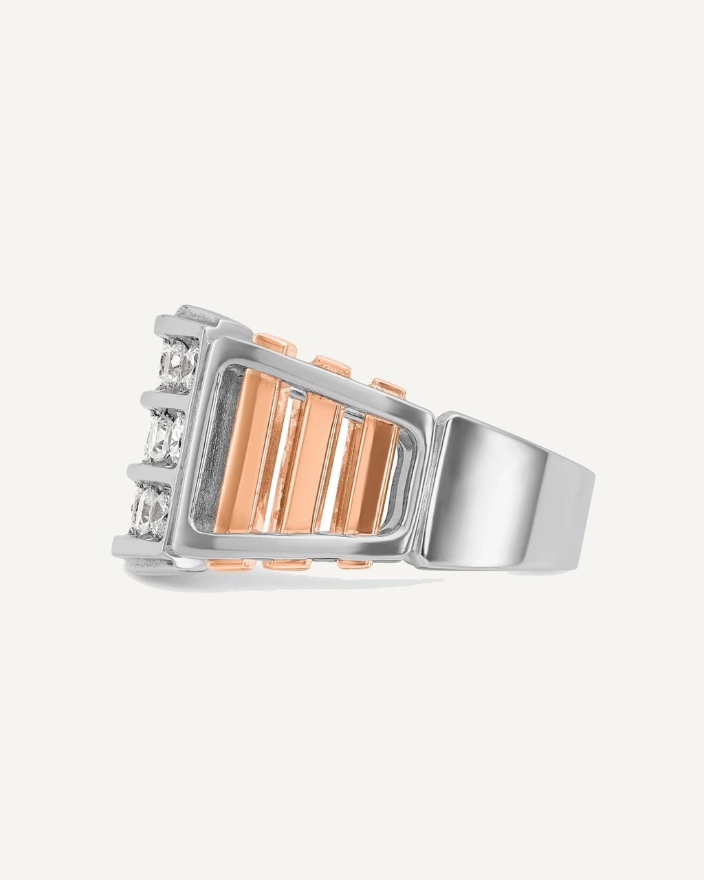 Gold Men's Diamond Rings – View 13