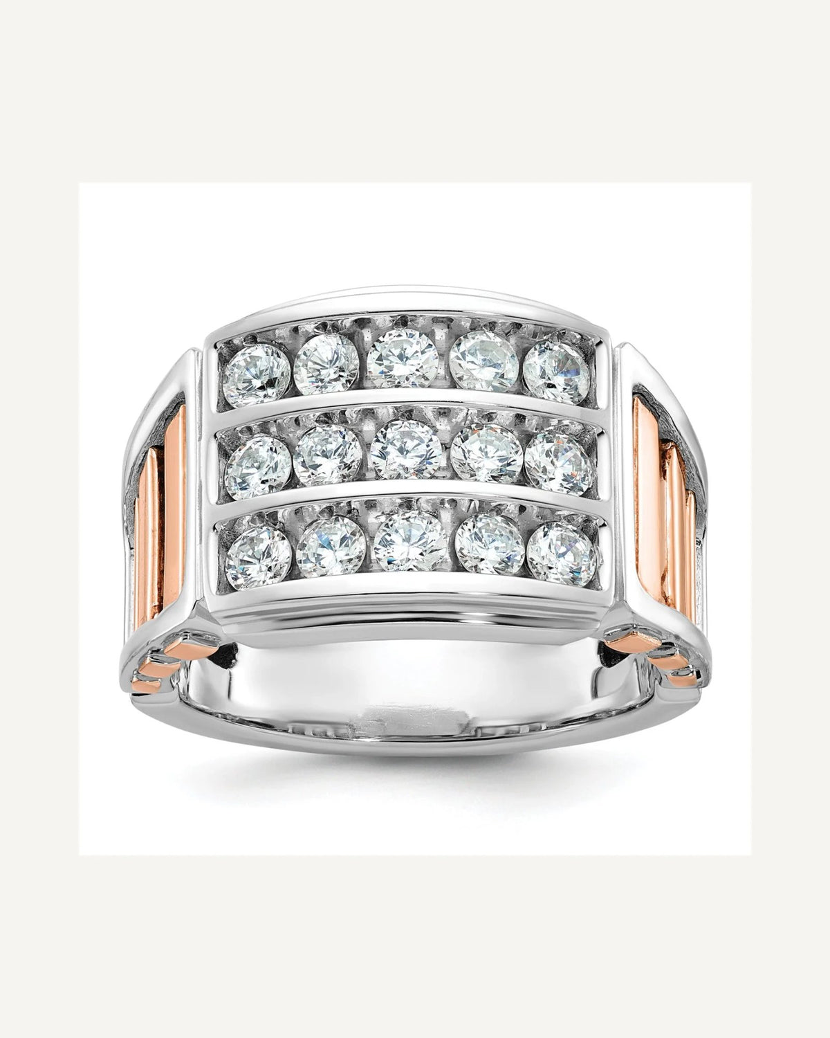 Gold Men's Diamond Rings – View 2