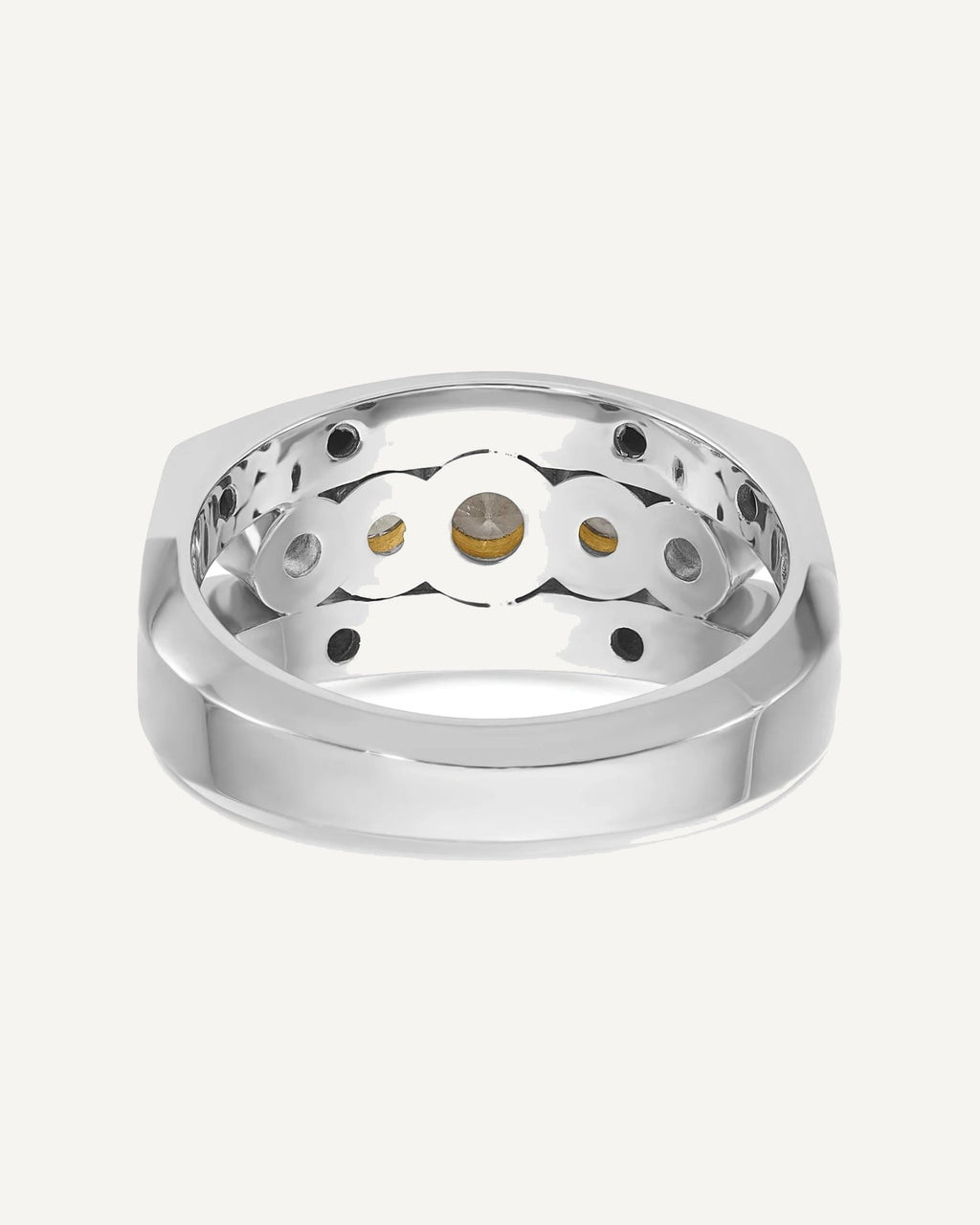 Gold Men's Diamond Rings – View 15