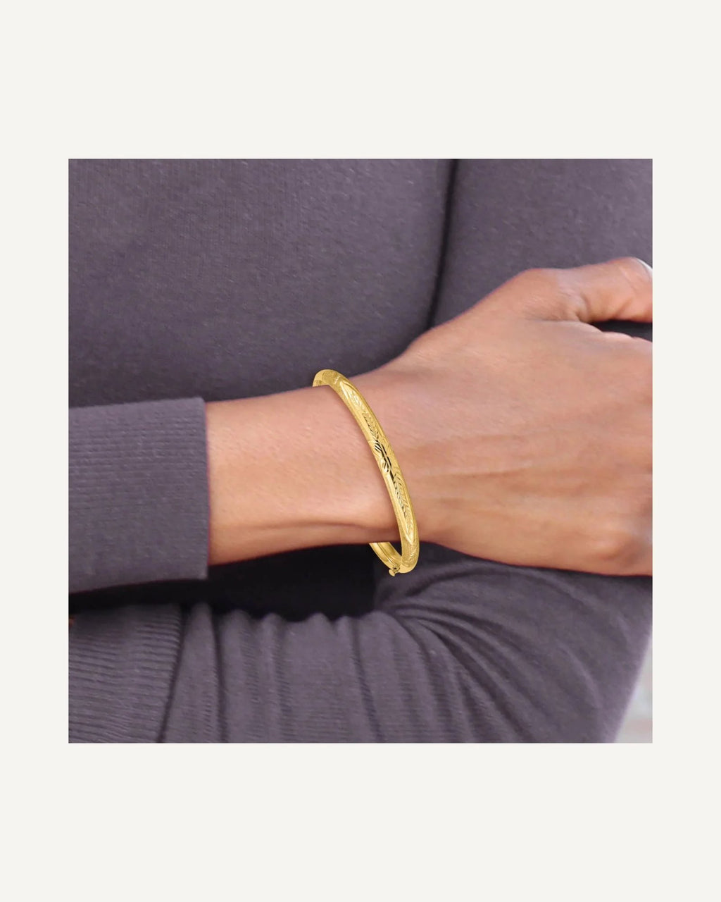 Gold Children's Bangles – View 4