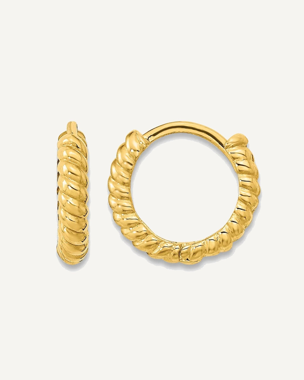 Madi K® Gold Hoop Earrings – View 1