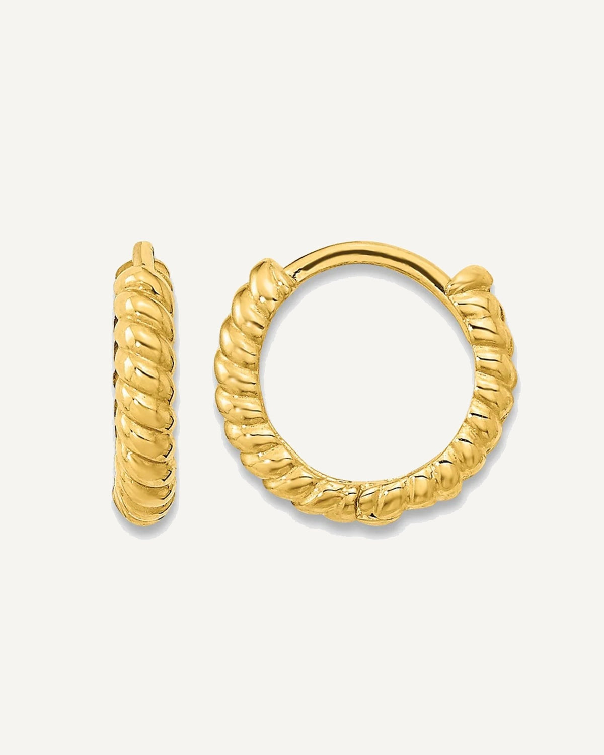 Madi K® Gold Hoop Earrings – View 1