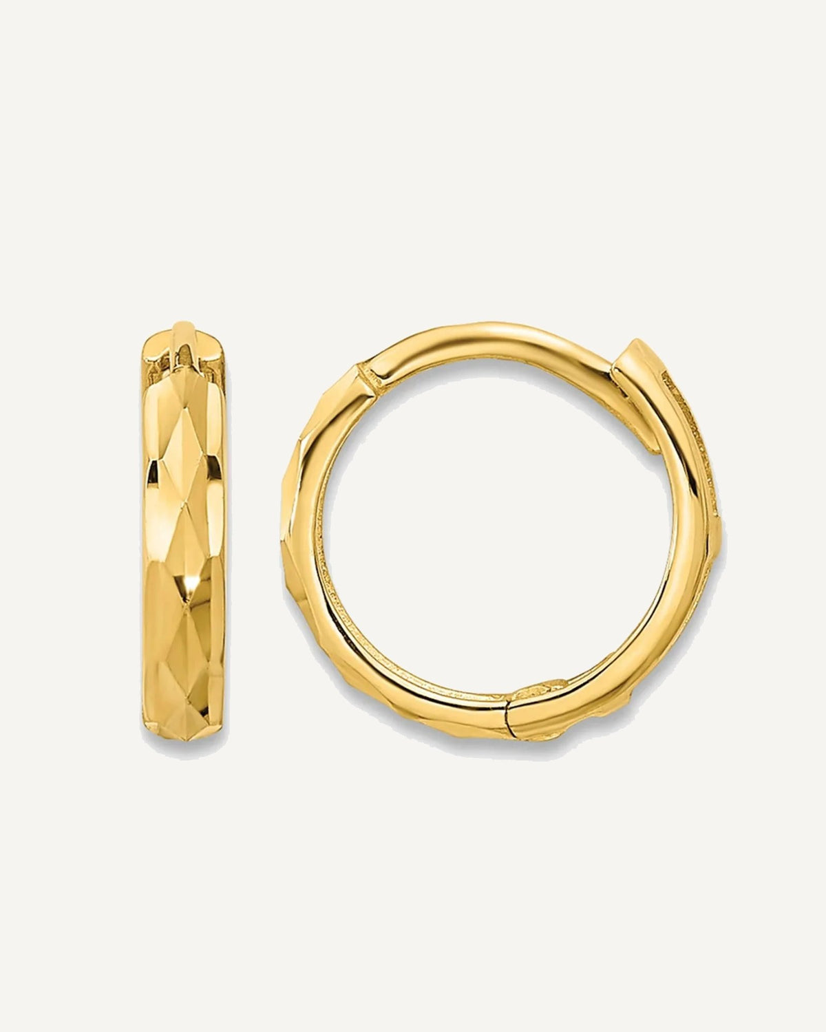 Madi K® Gold Hoop Earrings – View 1