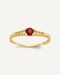 Madi K Birthstone Baby Rings — Round, Faceted – View 1