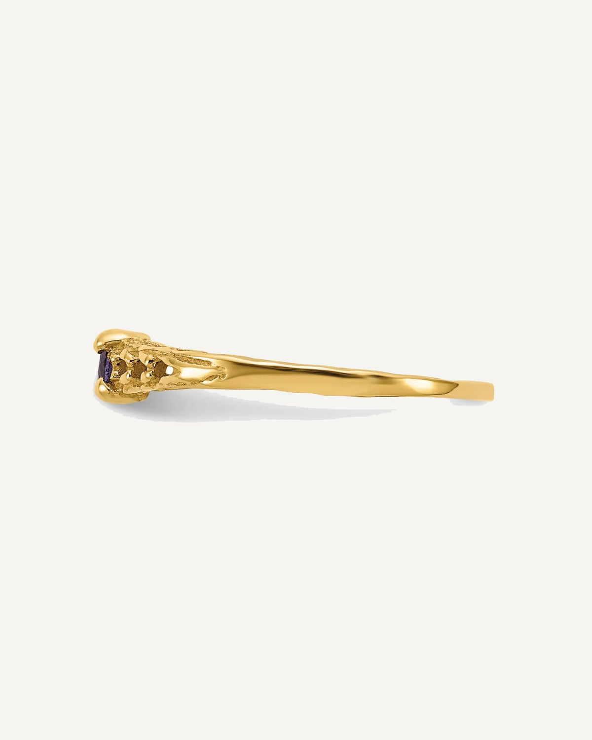 Madi K Birthstone Baby Rings — Round, Faceted – View 11