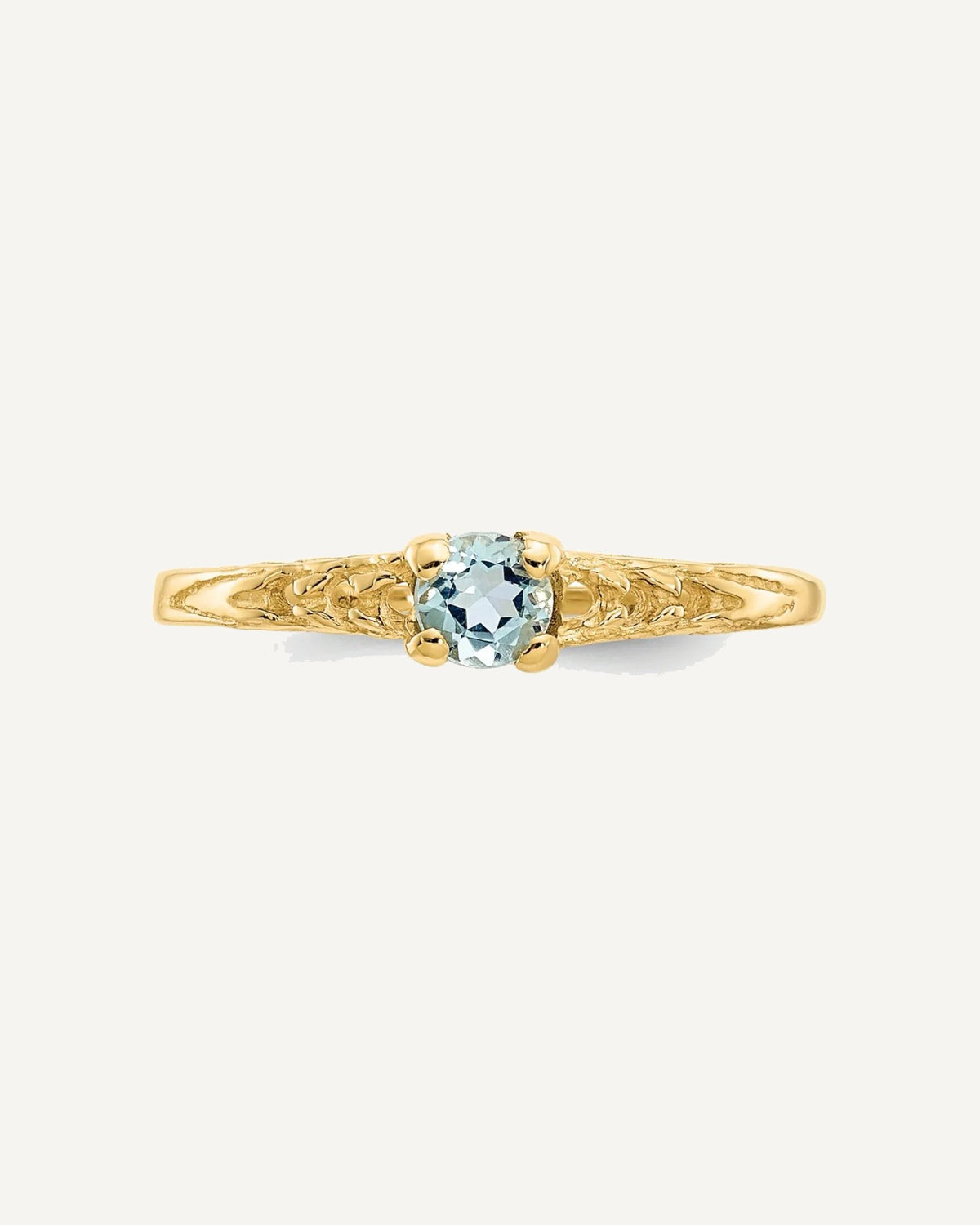 Madi K Birthstone Baby Rings — Round, Faceted – View 18