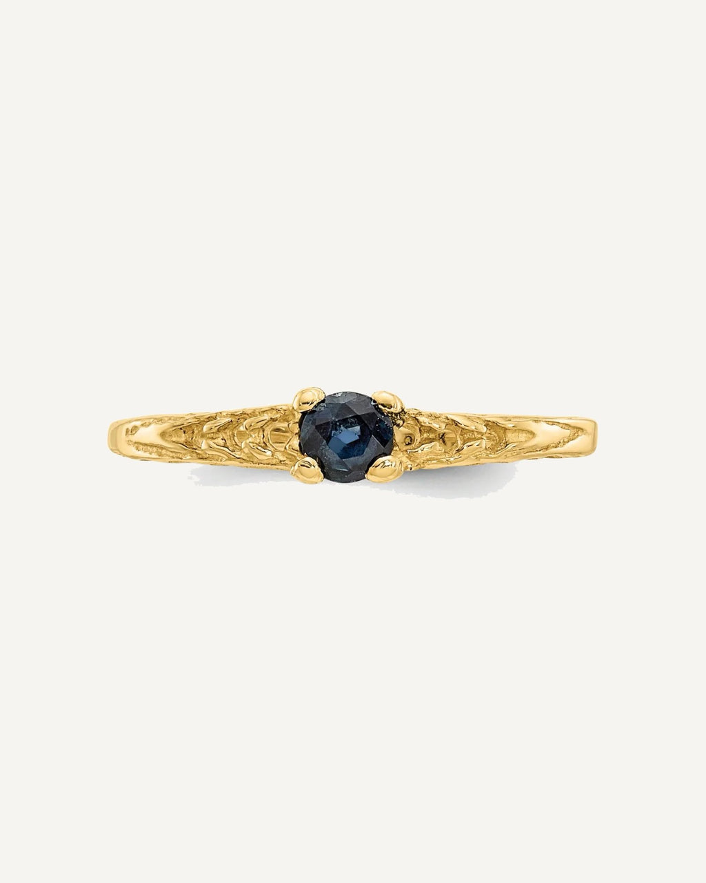 Madi K Birthstone Baby Rings — Round, Single Cut – View 5