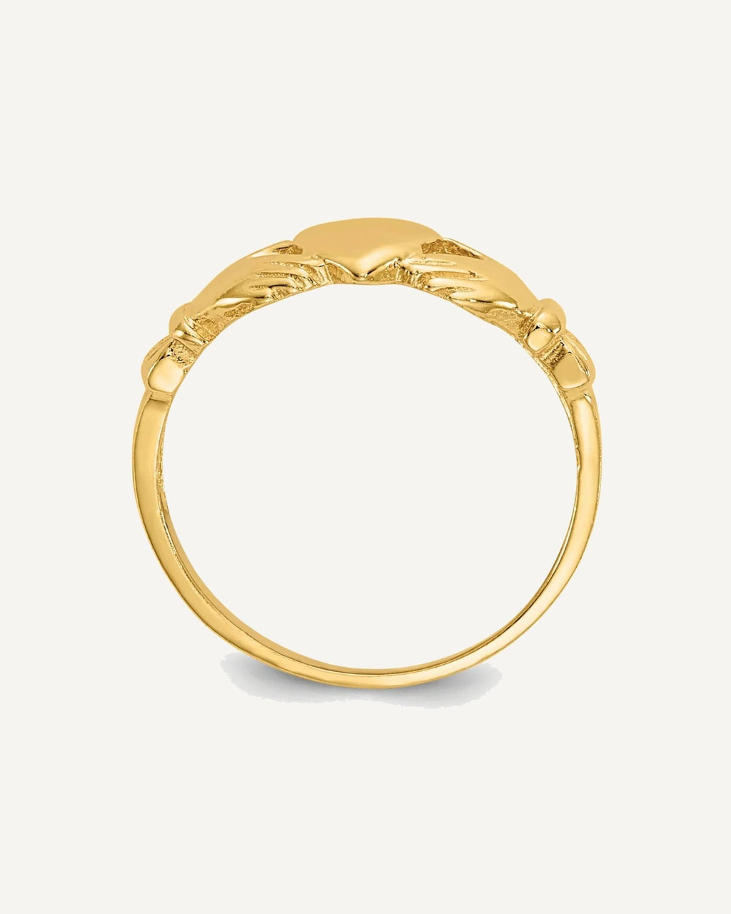 14k Madi K Claddagh Size 3 Ring – View 2