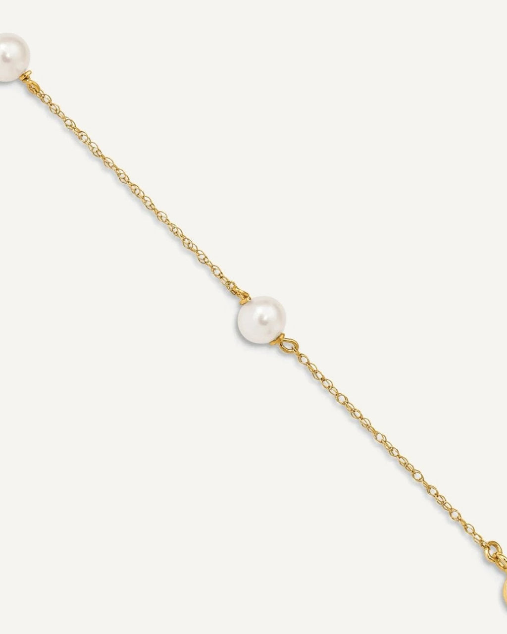 Gold Childrens Pearl Bracelets – View 1