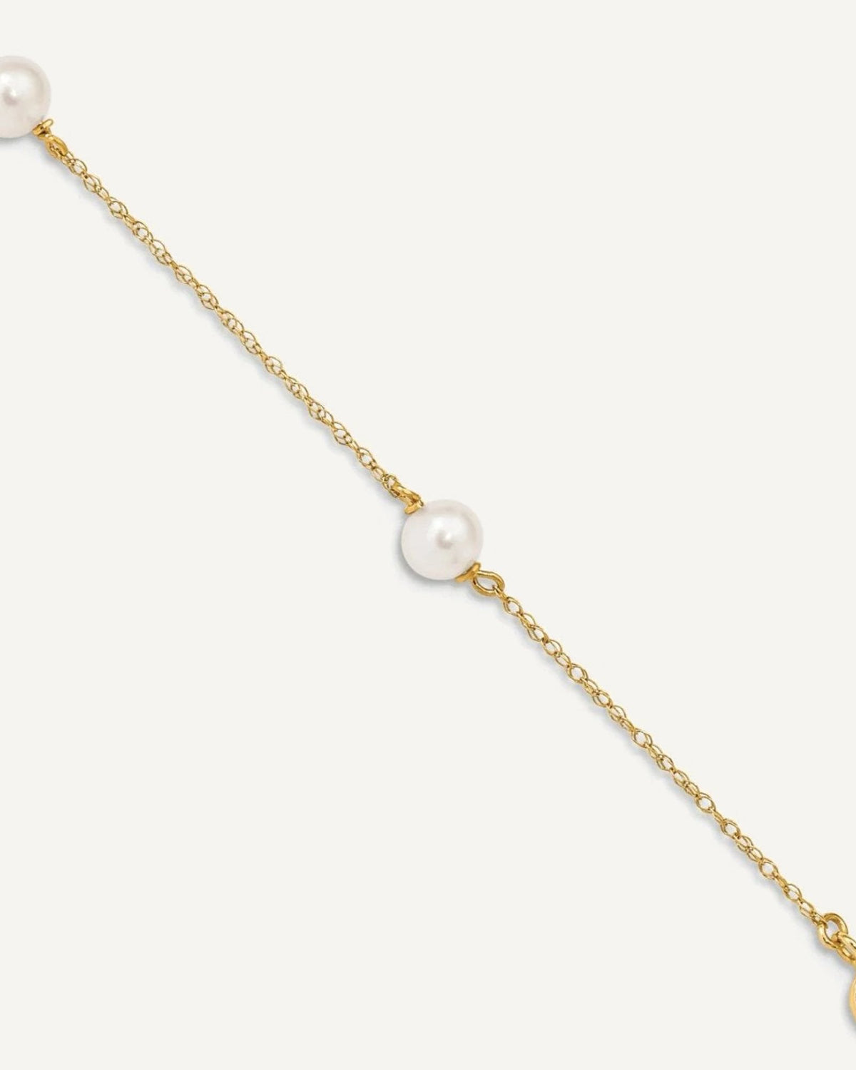 Gold Childrens Pearl Bracelets – View 1