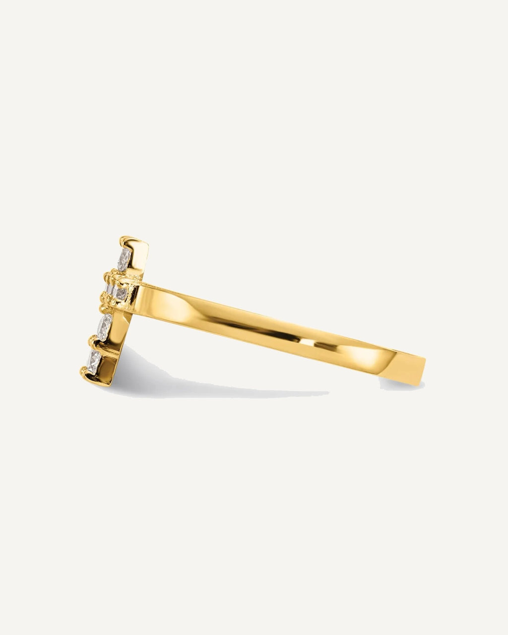 14k Madi K CZ Cross Size 3 Ring – View 3