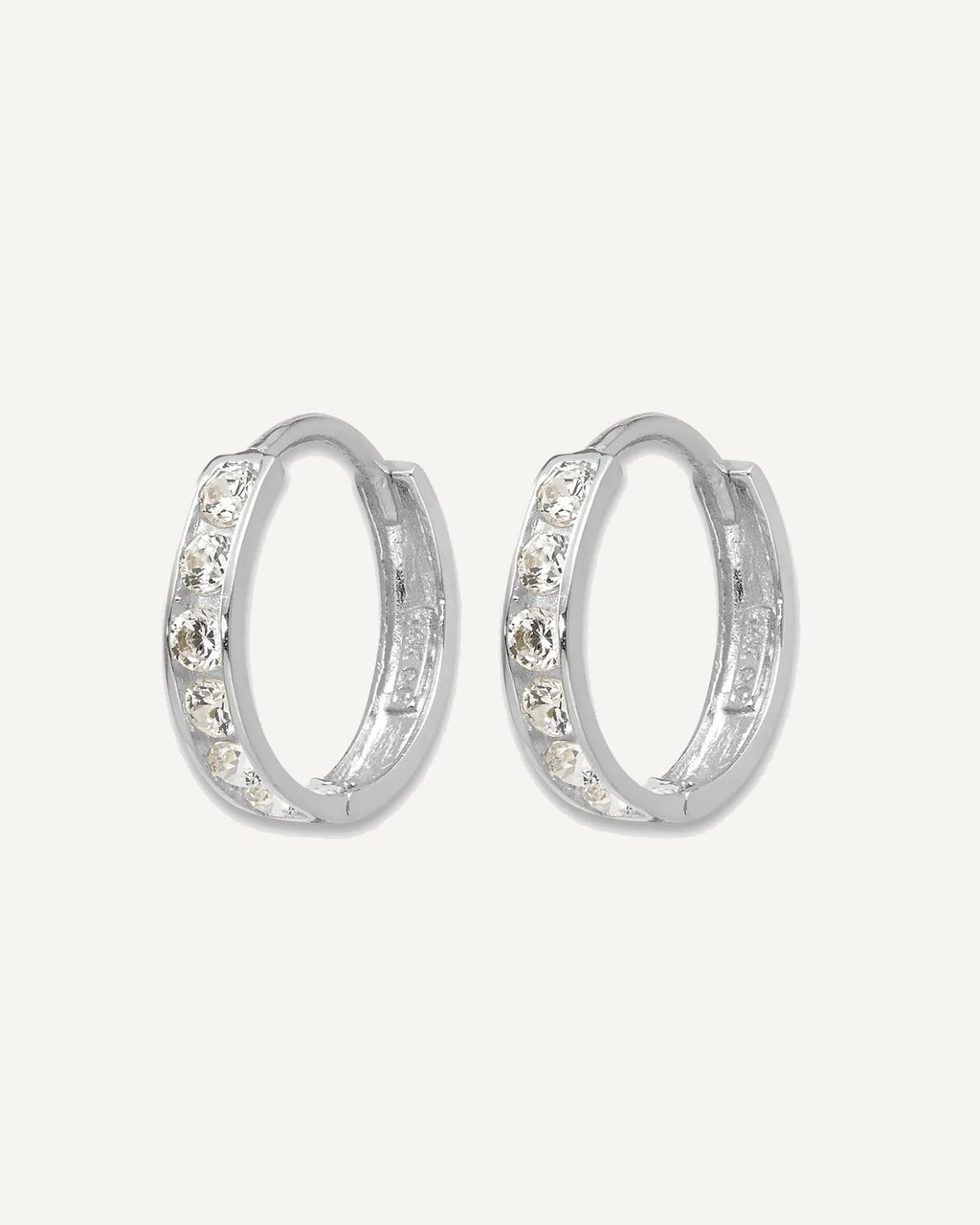 Madi K® Gold CZ Hoop Earrings – View 7