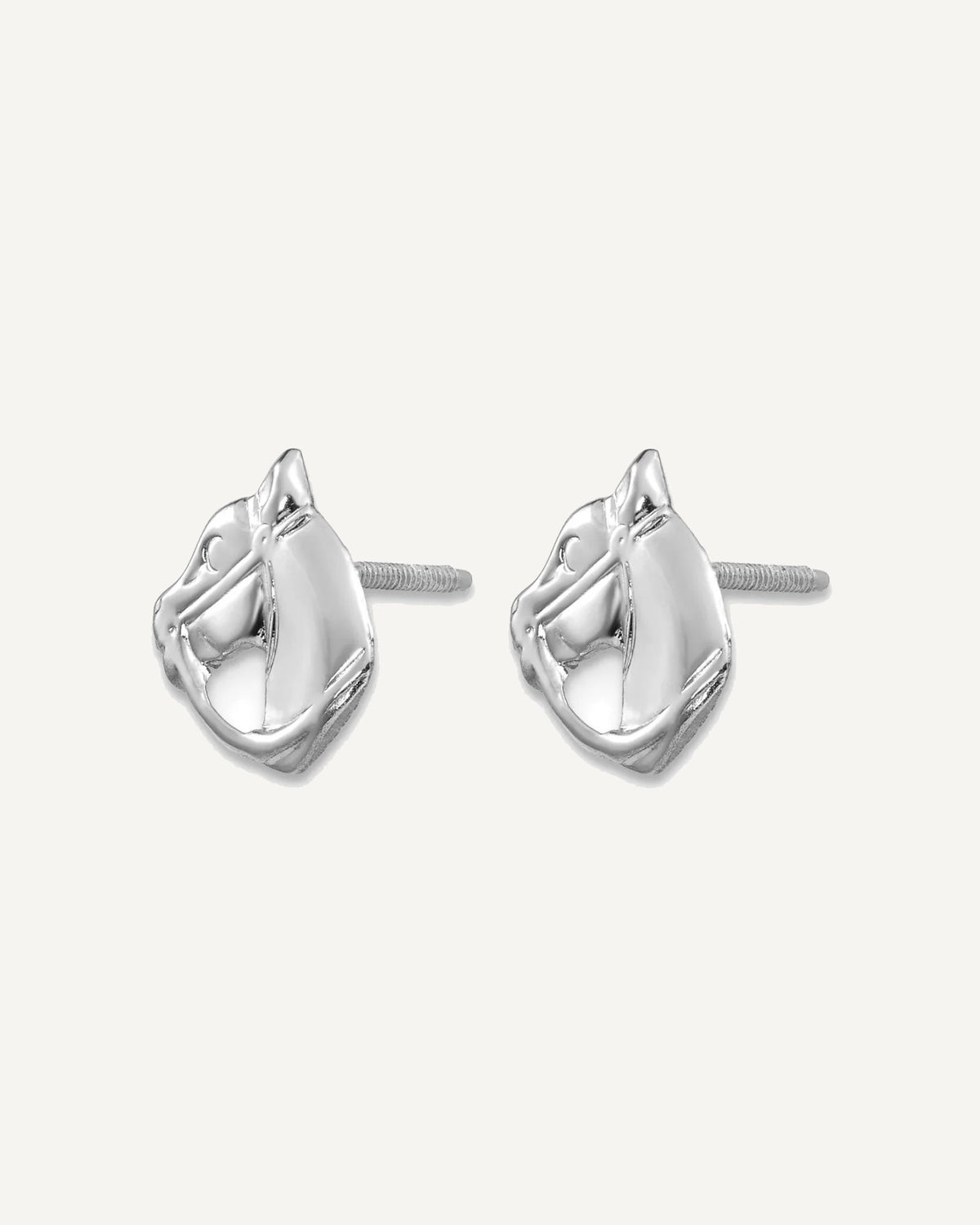 Gold Childrens Screwback Post Earrings – View 11
