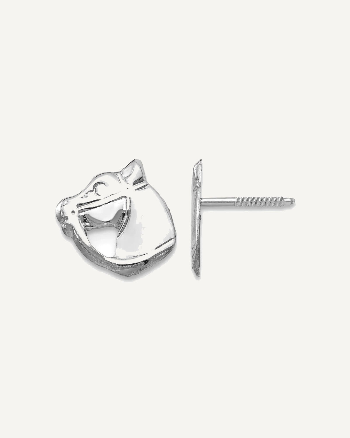 Gold Childrens Screwback Post Earrings – View 10
