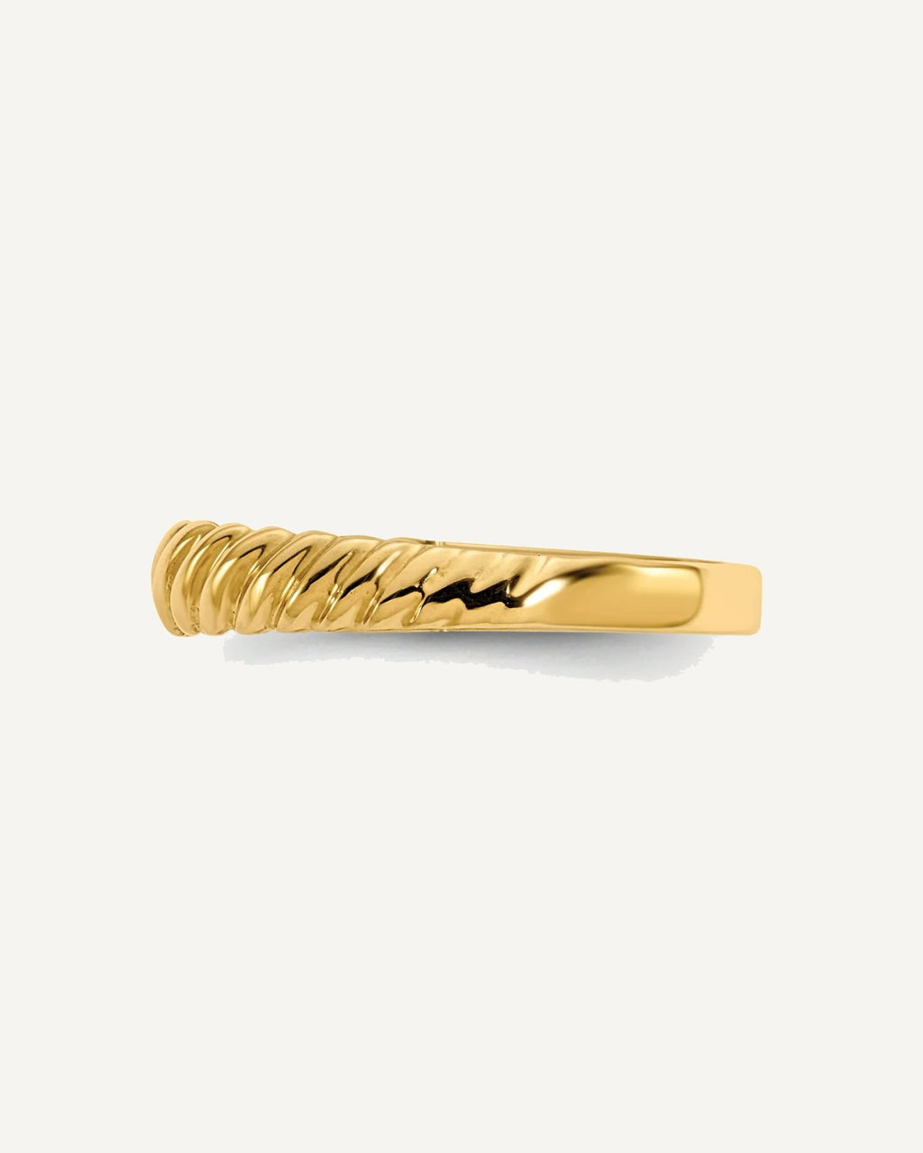 14k Madi K Kids Polished Twist Size 4.5 Ring – View 3