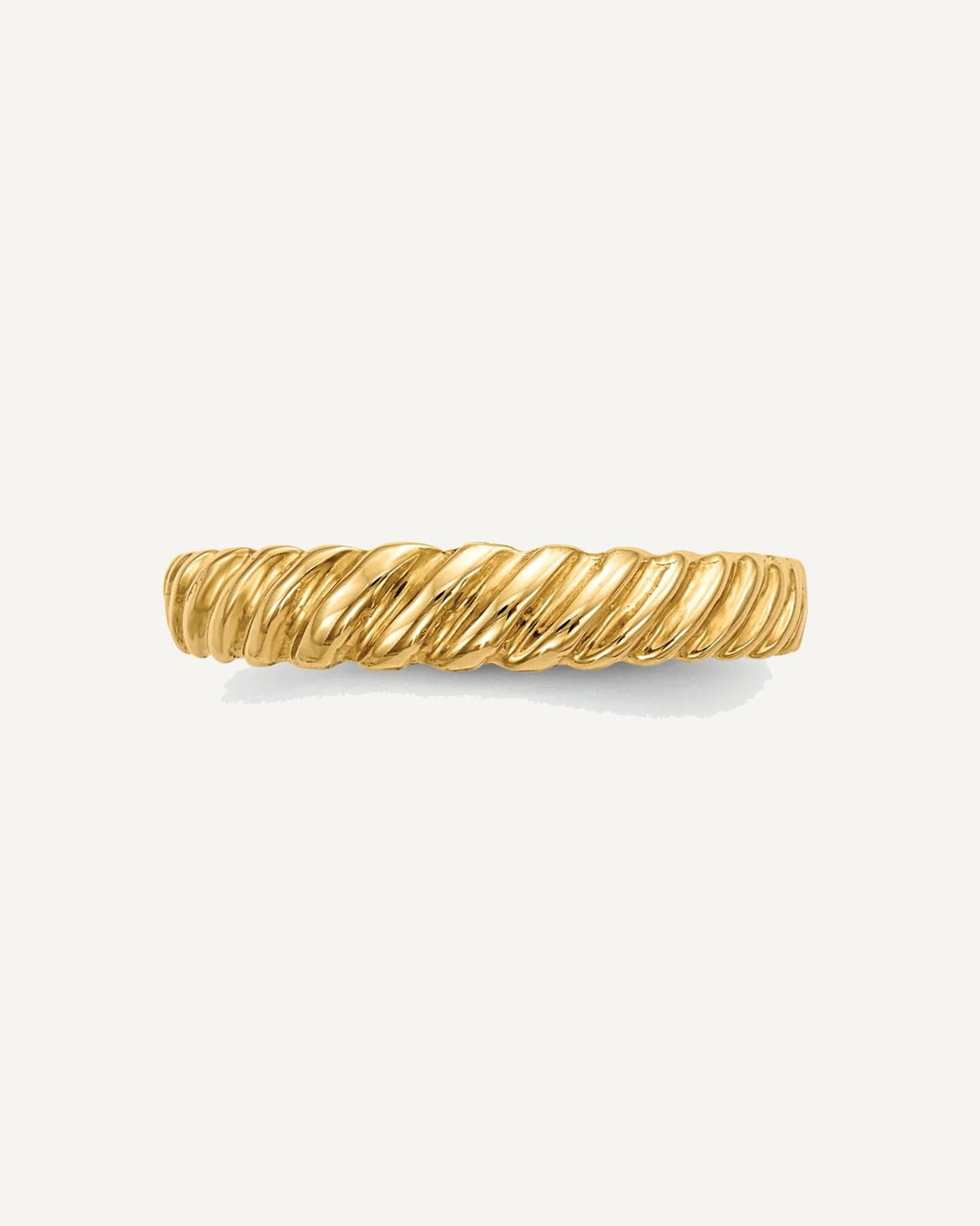 14k Madi K Kids Polished Twist Size 4.5 Ring – View 4