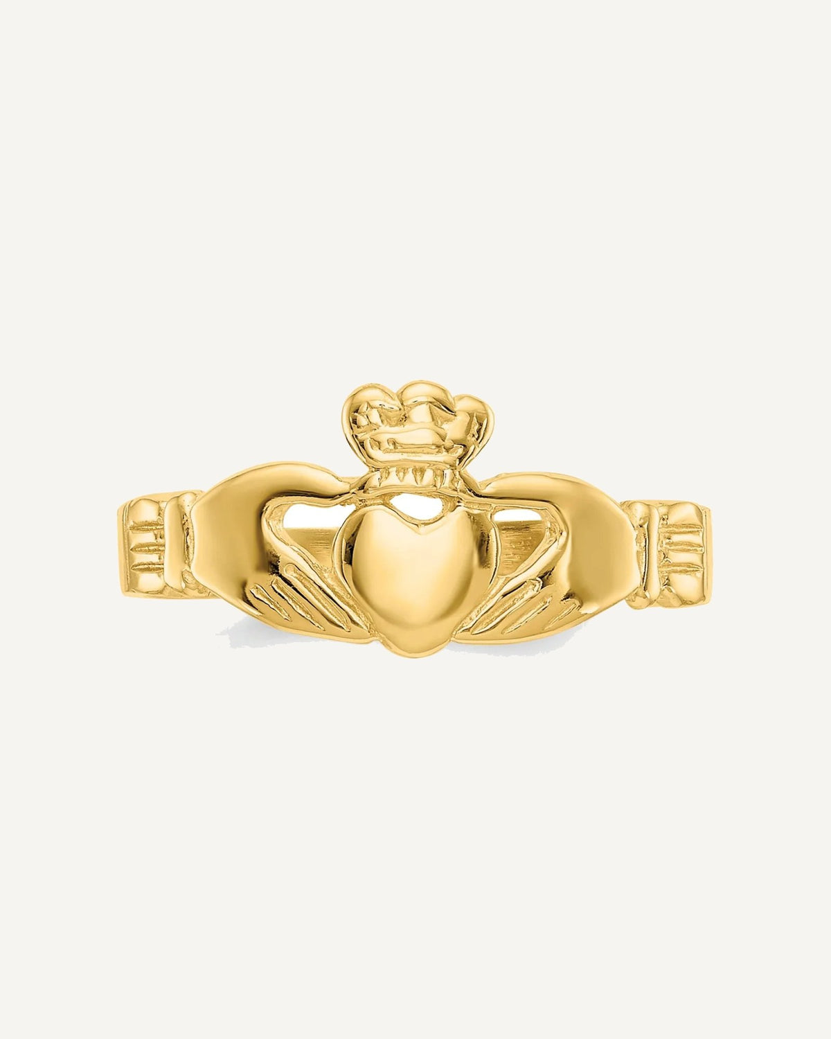 14k Claddagh Size 3 Ring – View 5