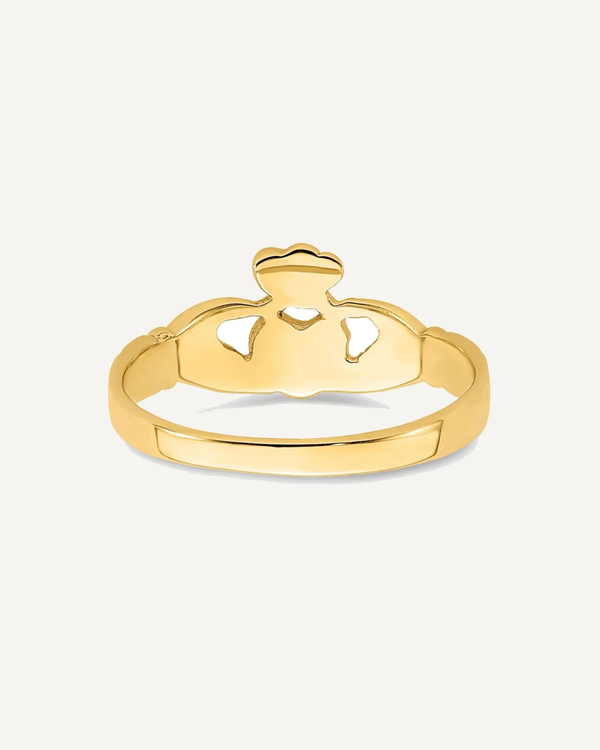 14k Claddagh Size 3 Ring – View 6