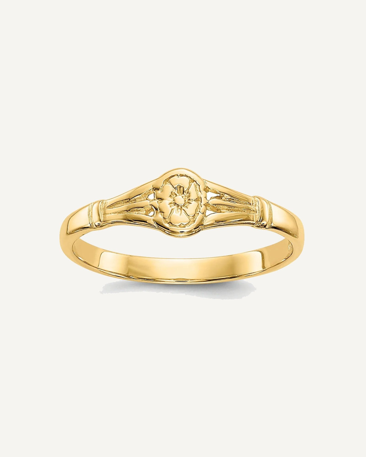 Gold Polished Children's Rings – View 1
