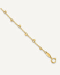Leslie's 14K Mirror Beads 9 inch Plus 1 inch Extender - Total 10 inch Anklet – View 1