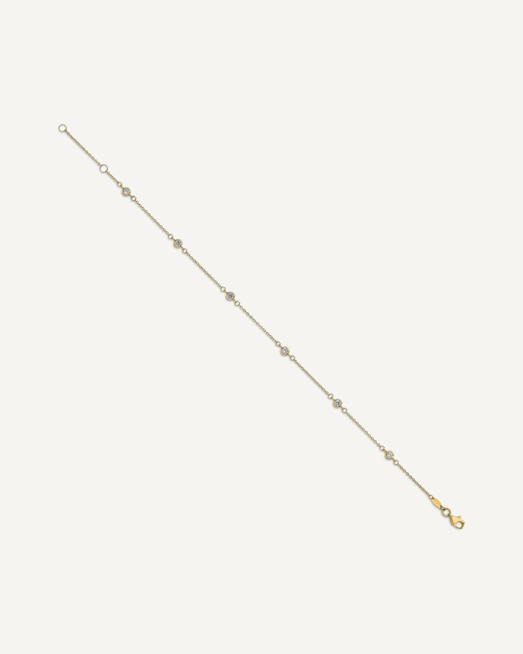 Leslie's Gold CZ Anklet – View 3