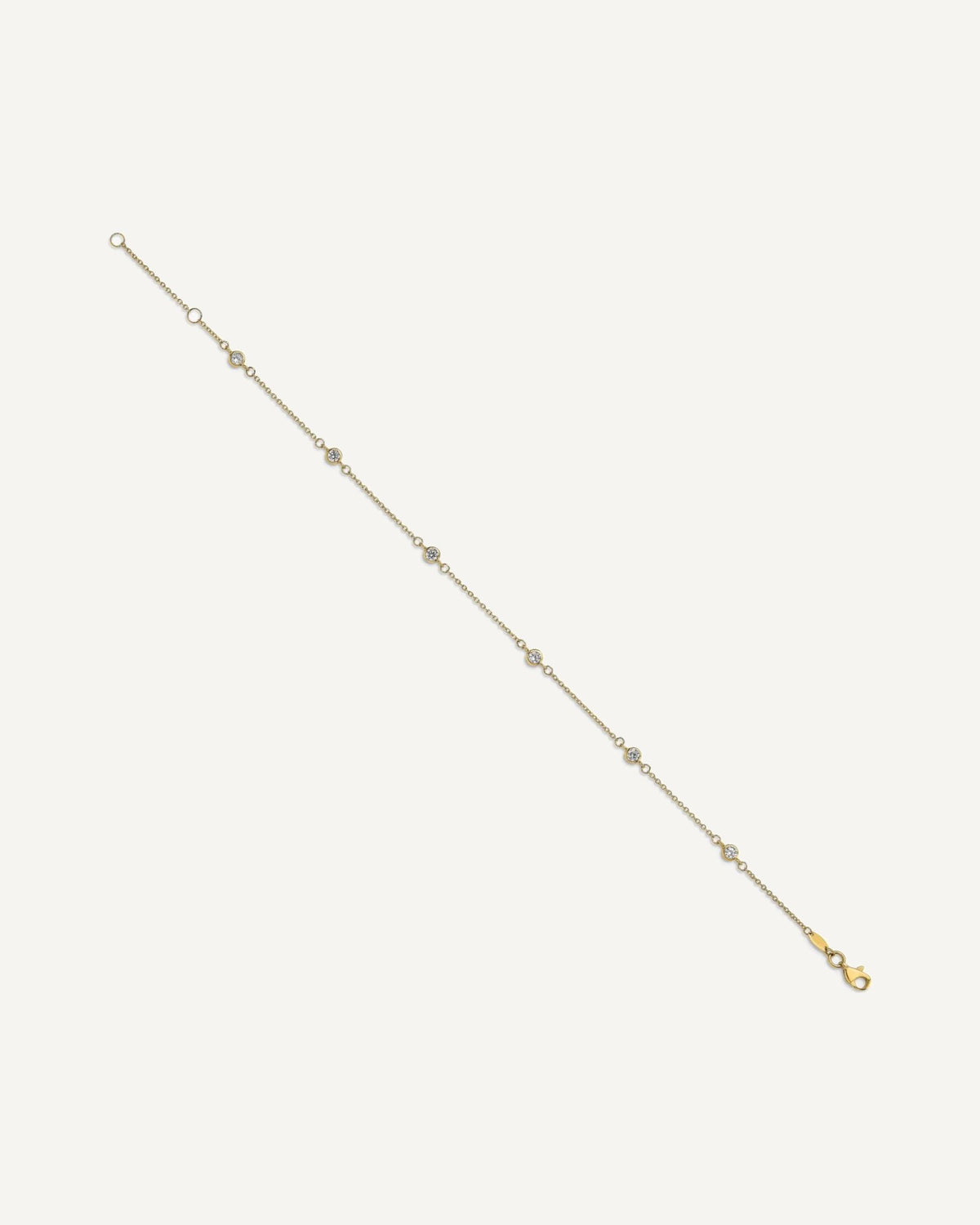 Leslie's Gold CZ Anklet – View 3
