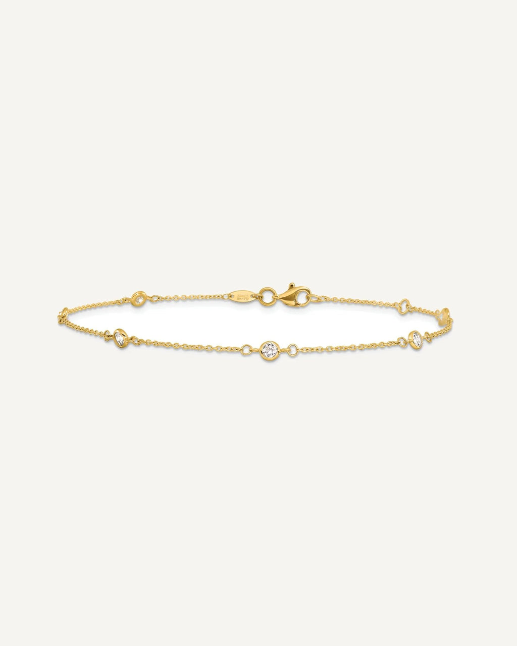 Leslie's Gold CZ Anklet – View 4