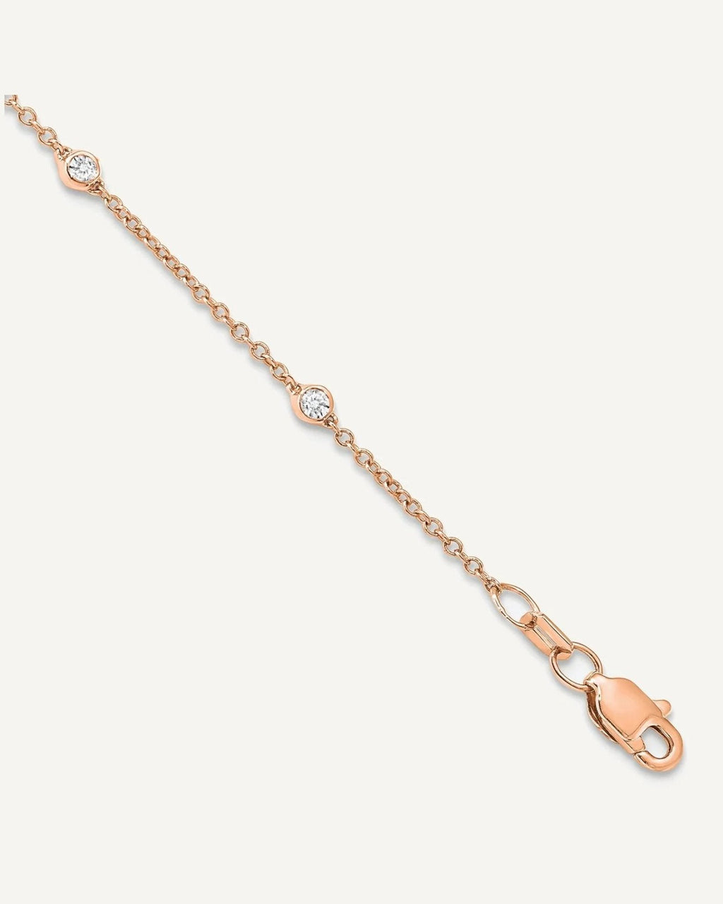 14k True Origin Lab Grown Diamond VS/SI, D E F Station Bracelets/Anklets – View 3