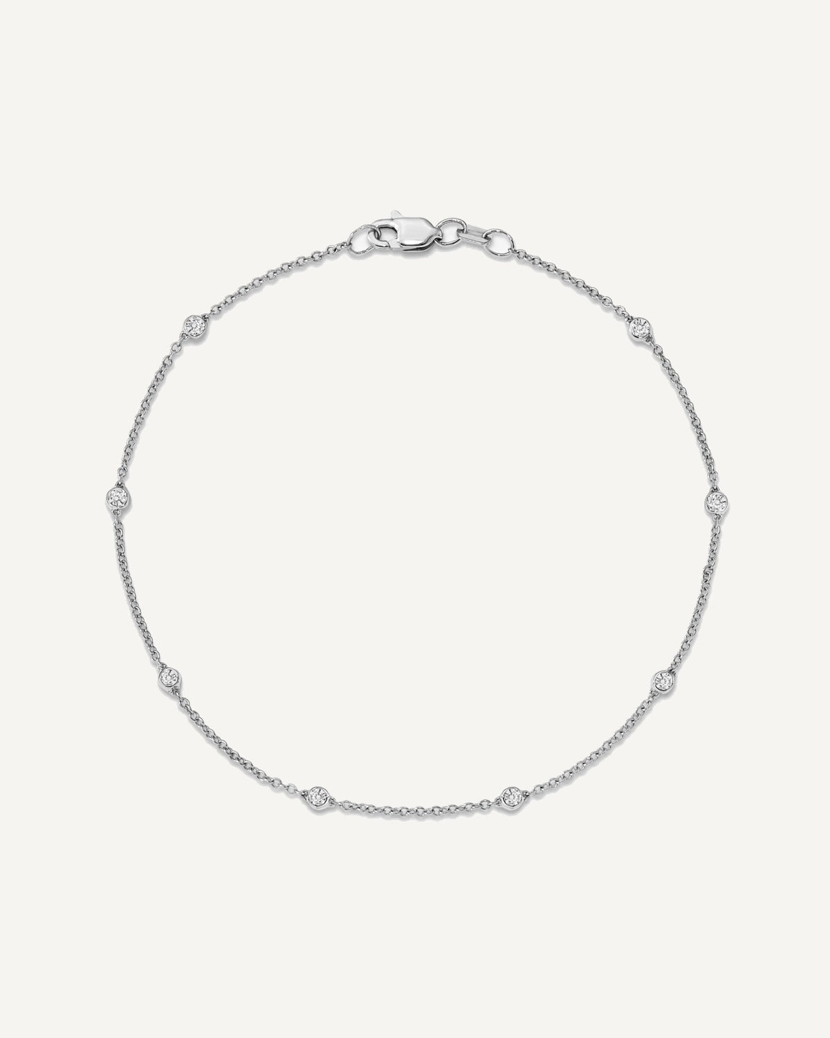 14k True Origin Lab Grown Diamond VS/SI, D E F Station Bracelets/Anklets – View 8