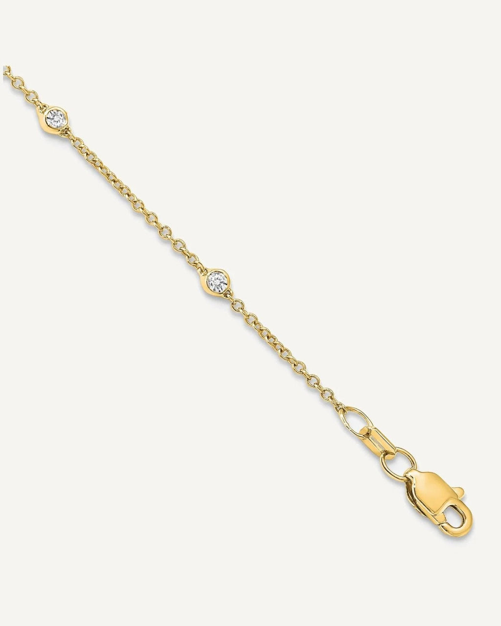 14k True Origin Lab Grown Diamond VS/SI, D E F Station Bracelets/Anklets – View 2