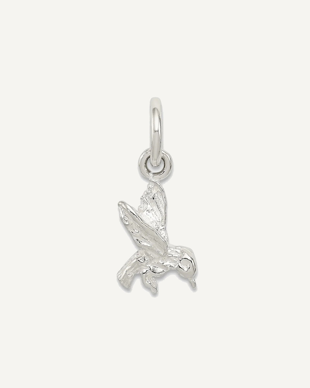 Sterling Silver Hummingbird Charm – View 1