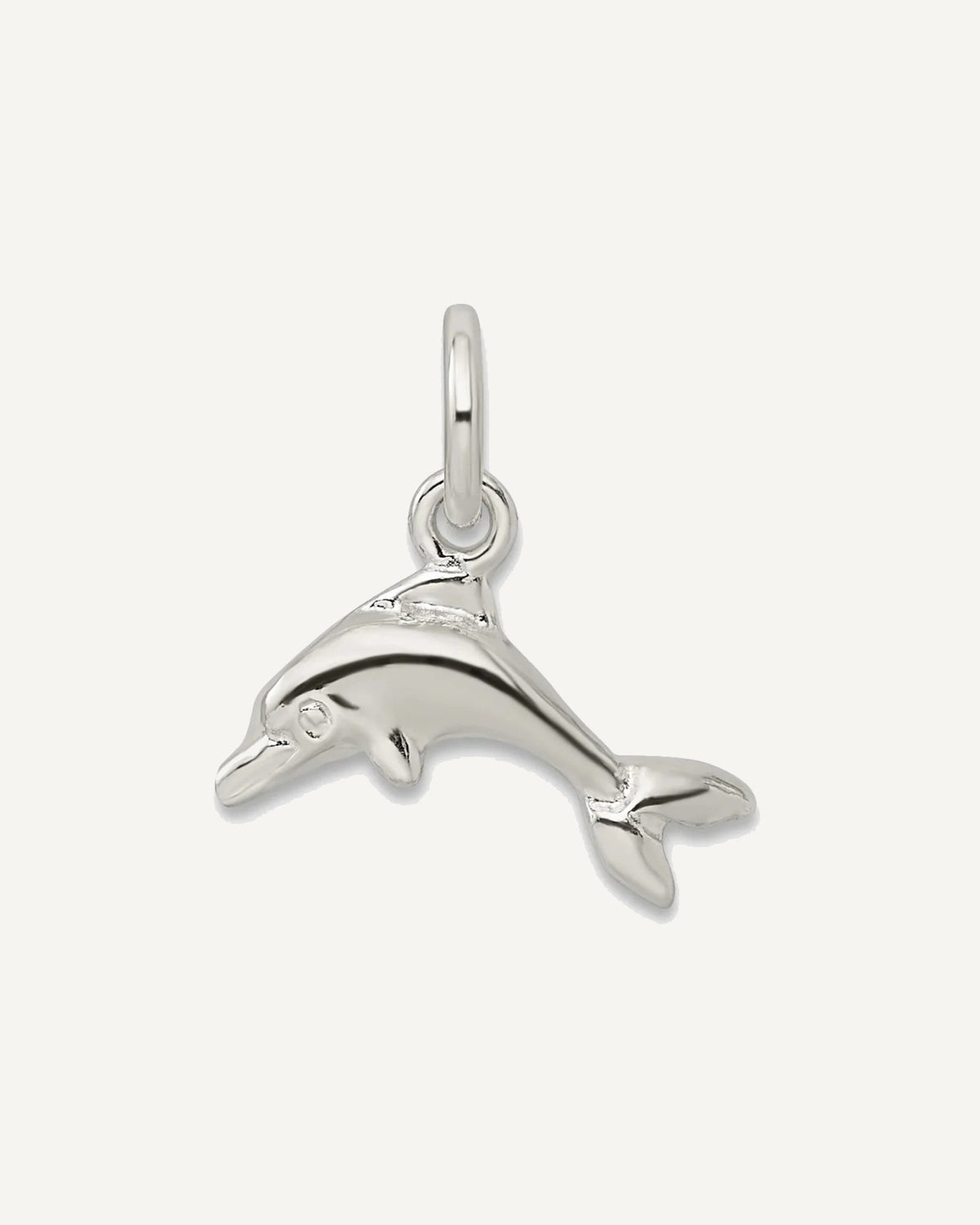 Sterling Silver Dolphin Charm – View 1