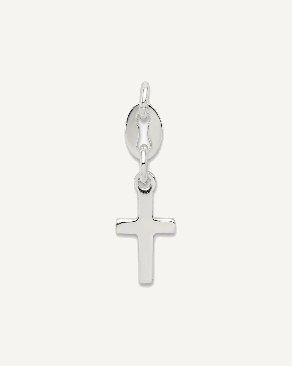 Sterling Silver Cross Charm – View 1