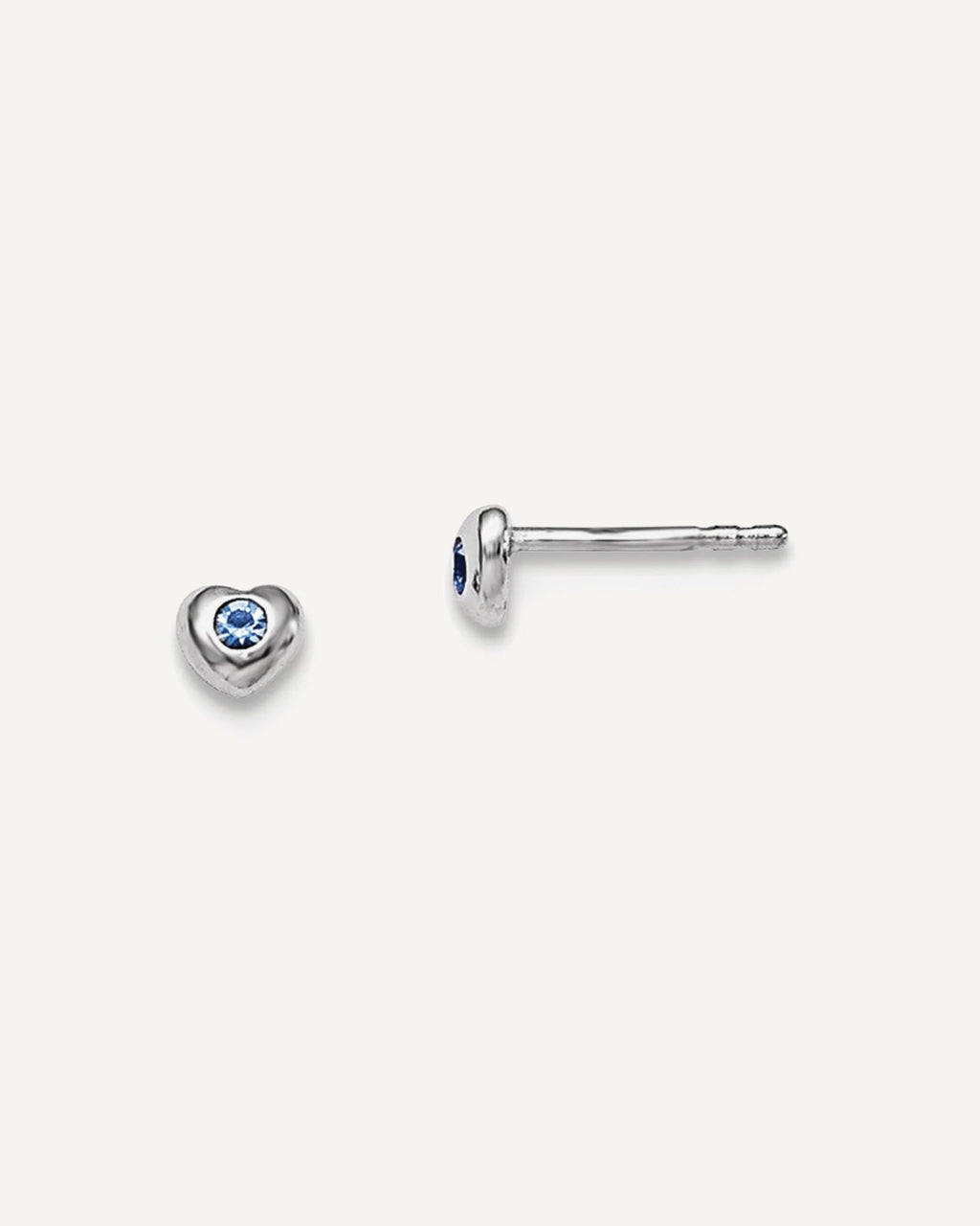 Sterling Silver Madi K ® Preciosa Crystal Heart Earrings – View 12