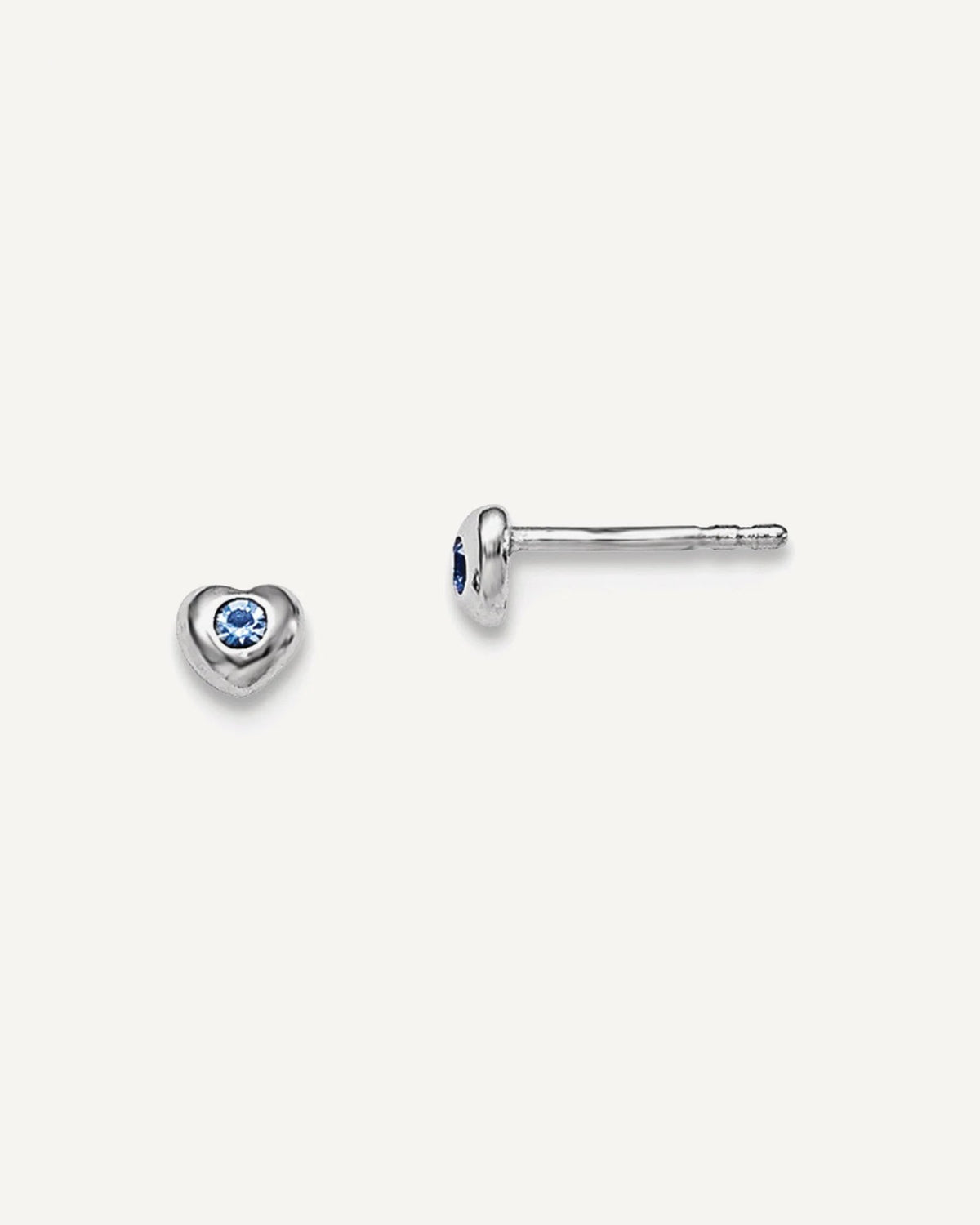 Sterling Silver Madi K ® Preciosa Crystal Heart Earrings – View 12