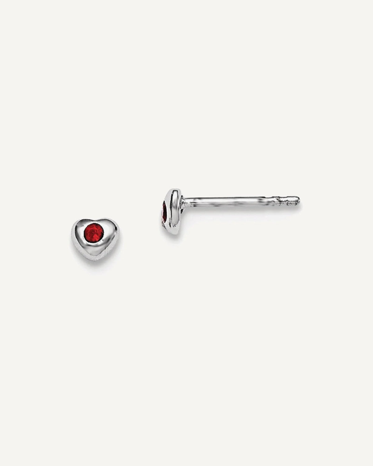 Sterling Silver Madi K ® Preciosa Crystal Heart Earrings – View 20