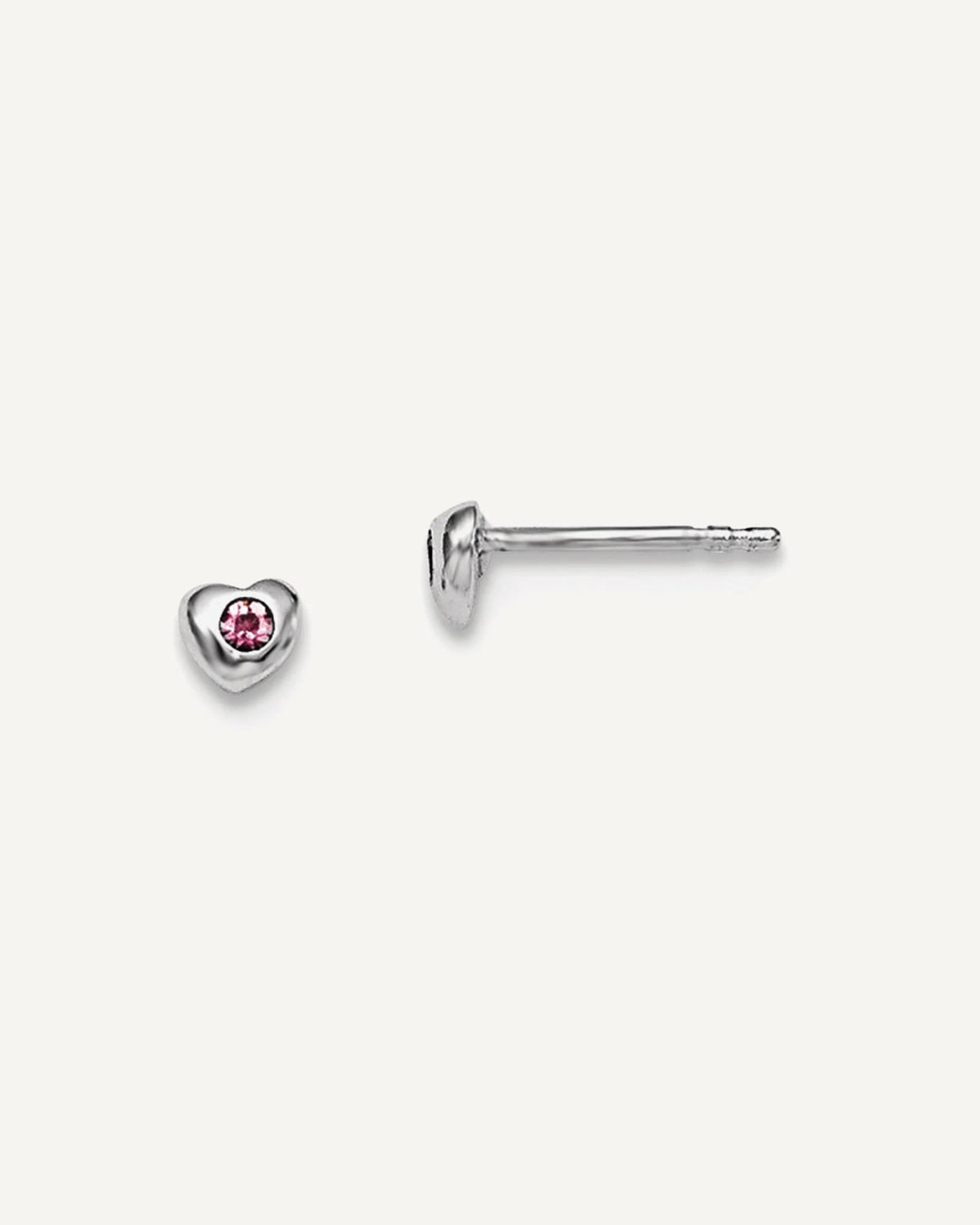 Sterling Silver Madi K ® Preciosa Crystal Heart Earrings – View 10