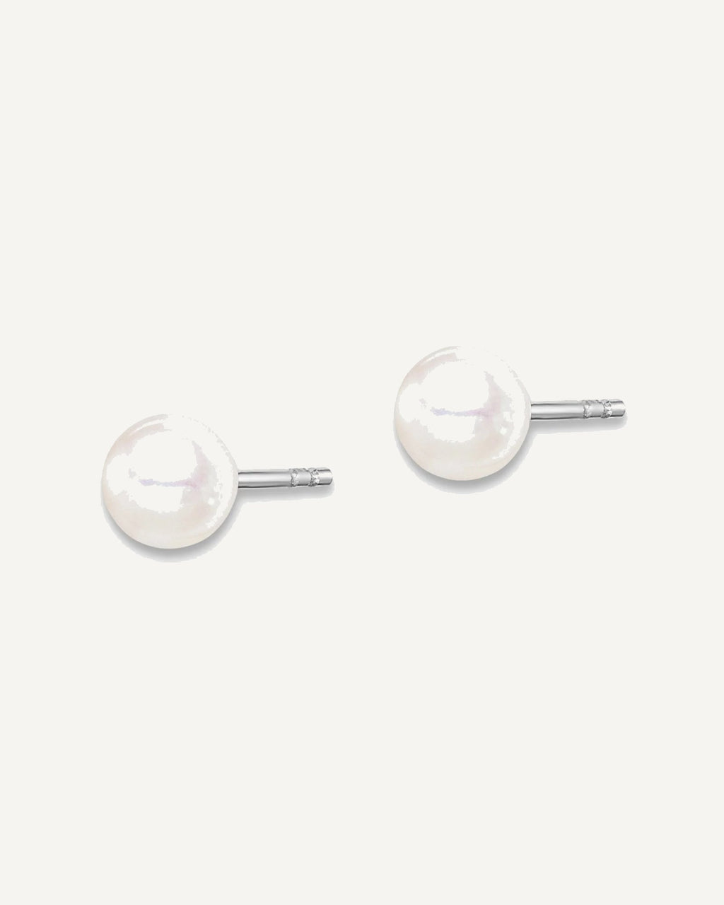 Sterling Silver Madi K Rhodium-plated 4-5mm White, Pink and Purple Round Freshwater Cultured Pearl Set of 3 Earrings – View 2