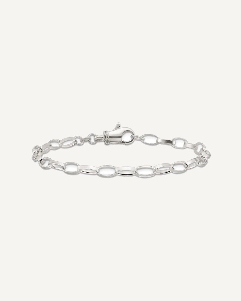 Sterling Silver 10 inch Solid Polished Fancy Link Anklet – View 4