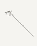 Sterling Silver Dolphin Dangle 9 inch Plus 1 inch Extender - Total 10 inch Anklet – View 1