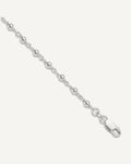 Sterling Silver Beaded 9 inch Plus 1 inch Extender - Total 10 inch Anklet – View 1