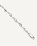 Sterling Silver Fancy Bead Anklet – View 1