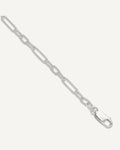 Sterling Silver Fancy Link Anklet – View 1