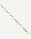 Sterling Silver Fancy Link Anklet – View 1