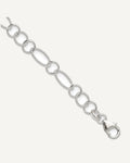 Sterling Silver Fancy Link Anklet – View 1