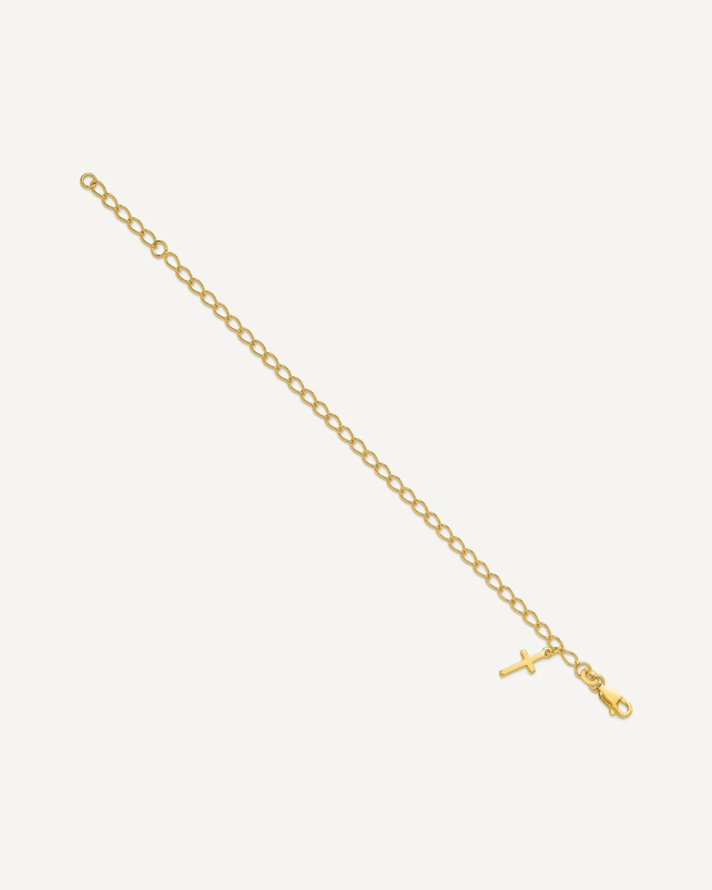 Sterling Silver Cross Childrens Bracelet – View 6