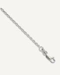 Sterling Silver 2mm Rope Chain 10 inch Plus 1 inch Extender - Total 11 inch Anklet – View 1