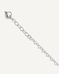 Sterling Silver Puffed Heart Dangle 9 inch Plus 1 inch Extender - Total 10 inch Anklet – View 1